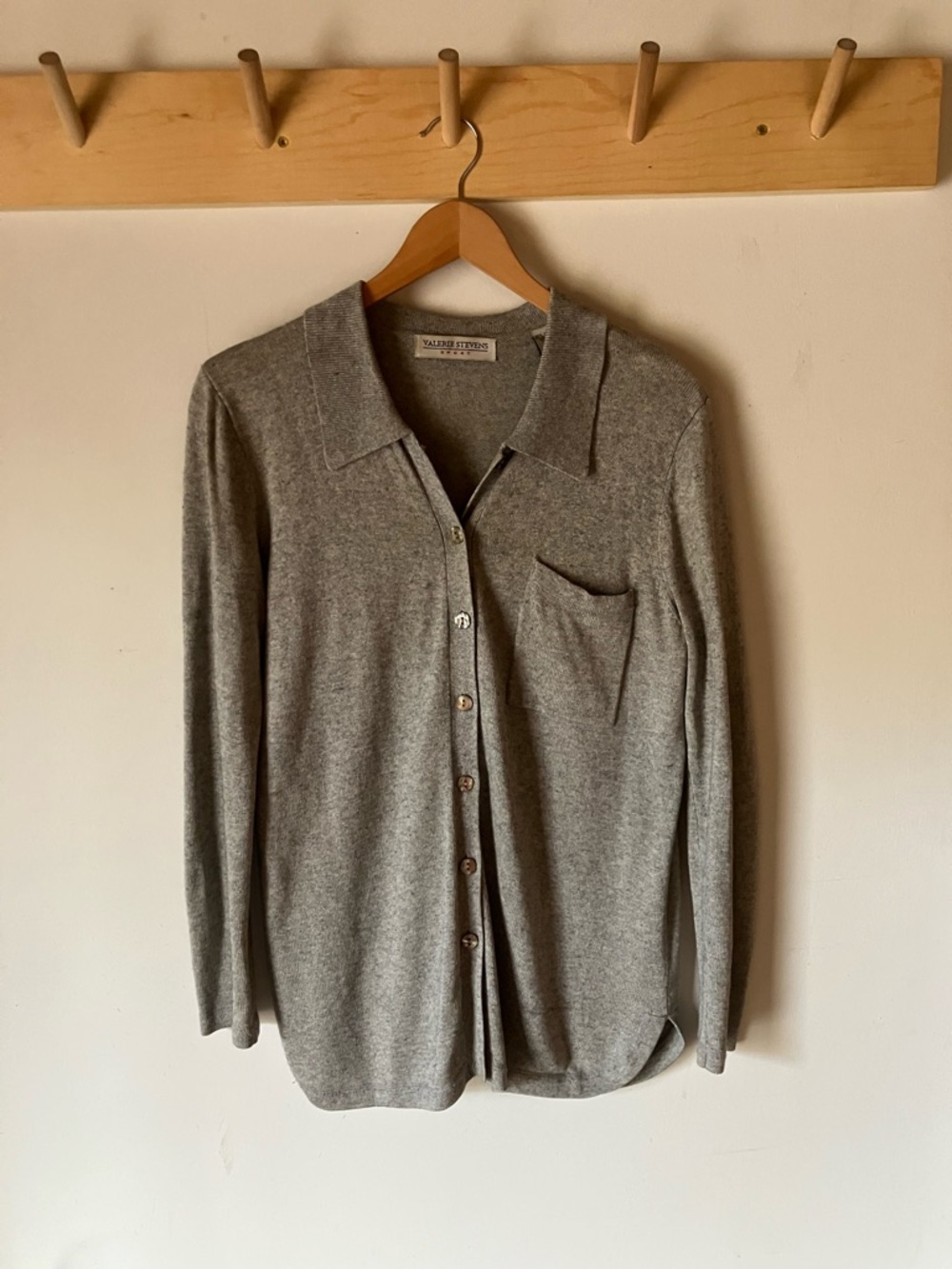 Silk & cashmere knit shirt